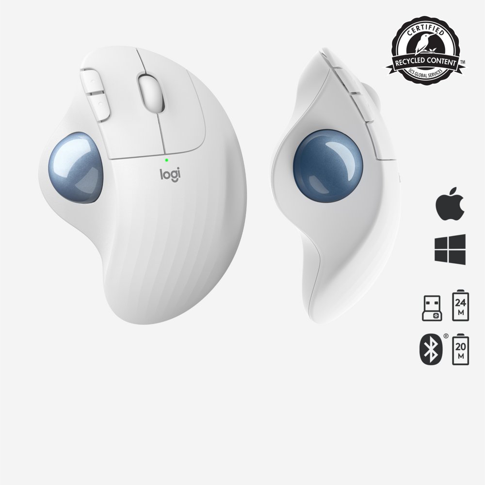 Logitech M575 ERGO Draadloze Trackball Muis nterra.nl